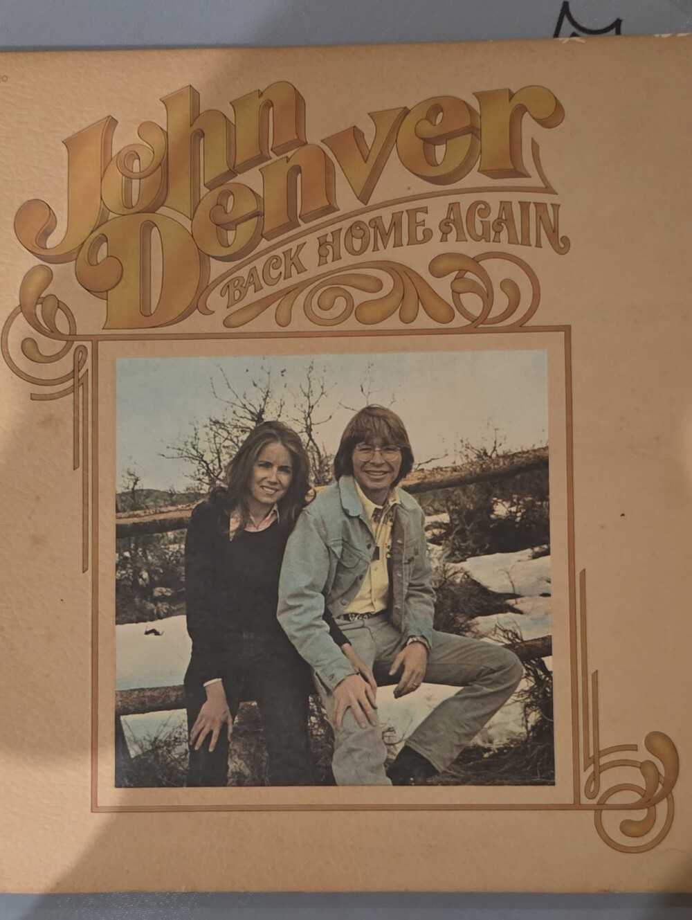 John Denver Back Home Again 12" 33RPM Black Vinyl LP RCA Victor 1974 CPL1-0548